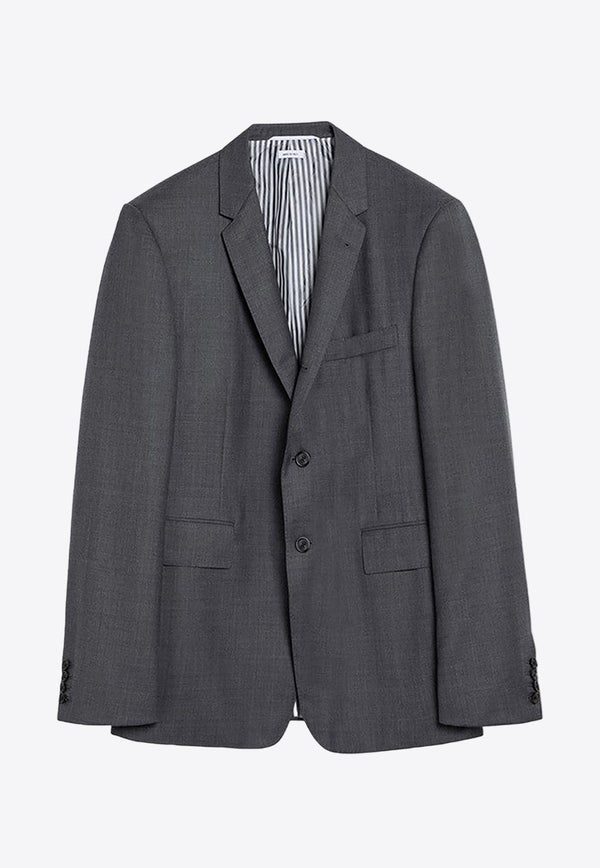 Single-Breasted Wool Blazer