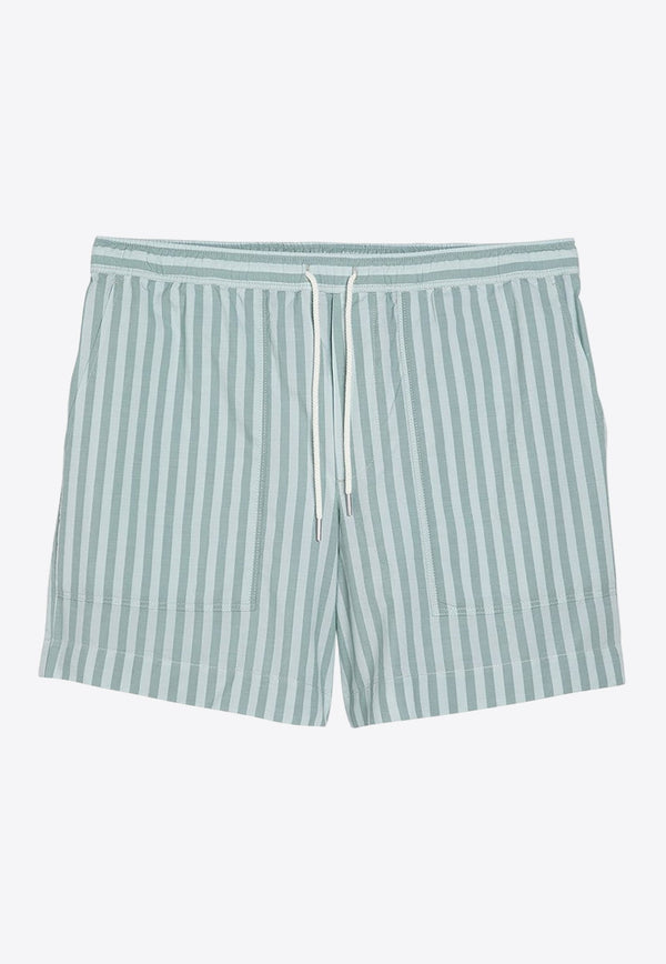 Striped Drawstring Shorts