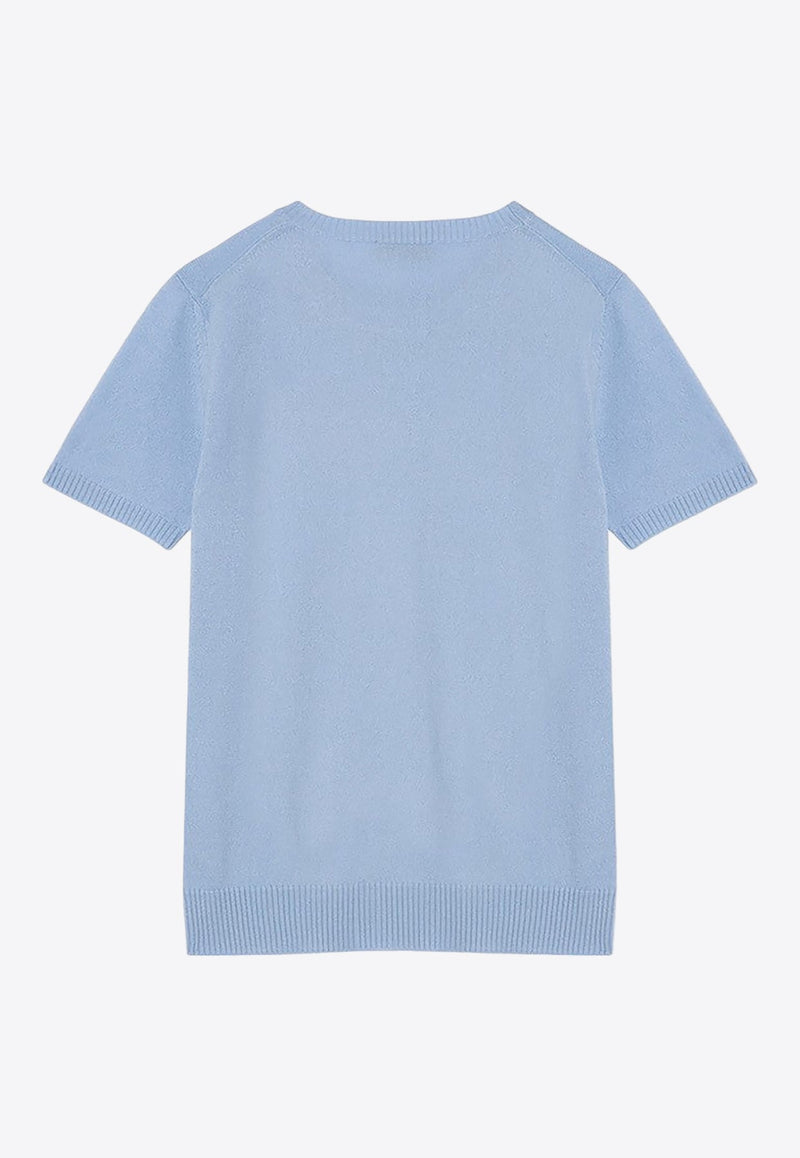 Cashmere Knit Logo T-shirt