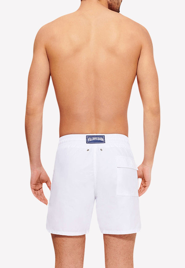 Logo Patch Solid Swim Short