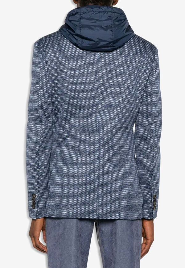 Jacquard Hooded Jacket