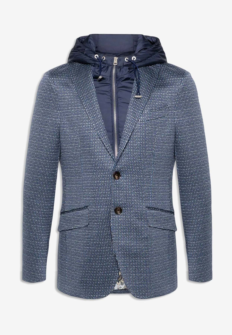 Jacquard Hooded Jacket