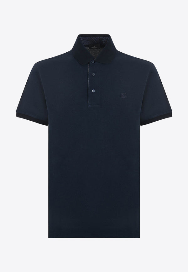 Embroidered Pegaso Pique Polo T-shirt