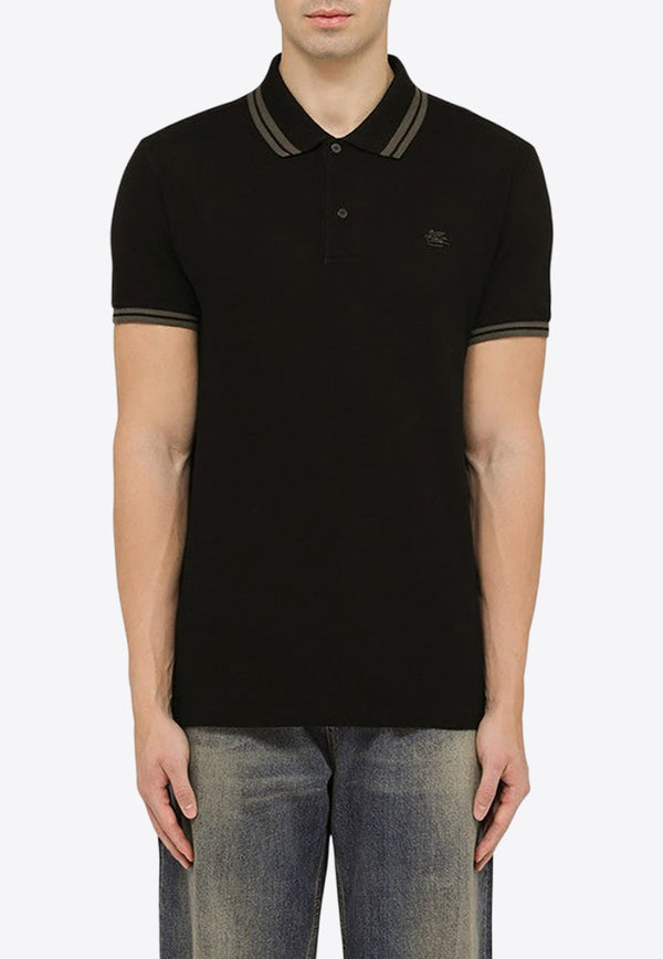 Logo Embroidered Polo T-shirt