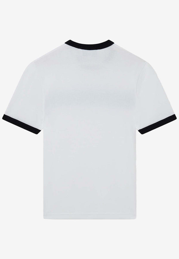 Gradient Stripe Ringer T-shirt