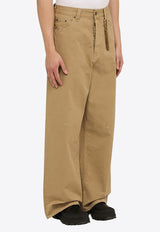 Ray Paint-Effect Chino Pants