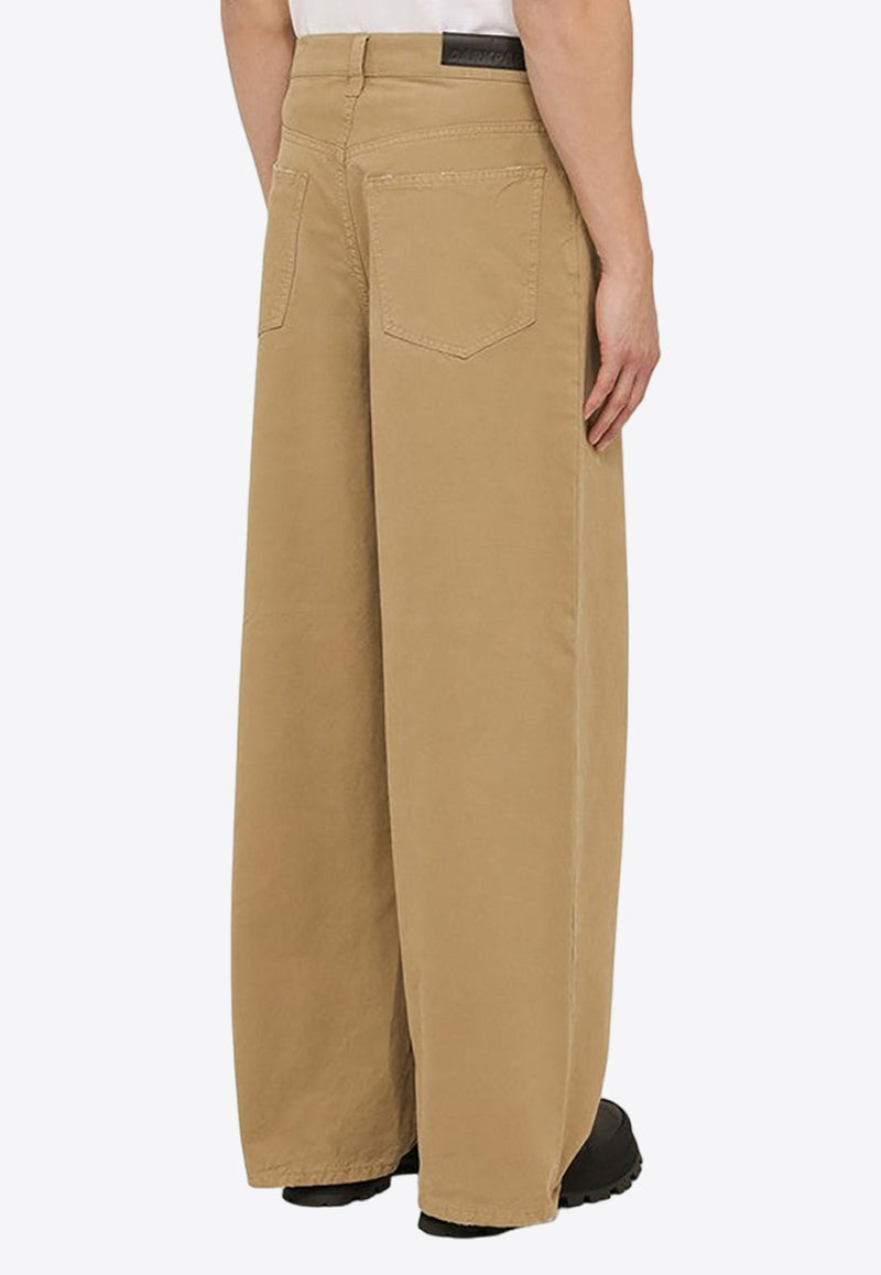 Ray Paint-Effect Chino Pants