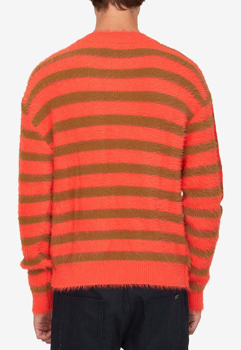 Striped Pullover Sweatshirt