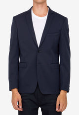 Wool Single-Breasted Blazer