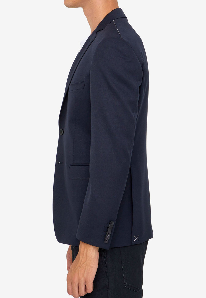 Wool Single-Breasted Blazer