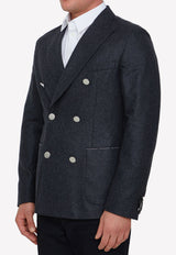 Wool Double-Breasted Blazer