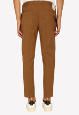 Straight-Leg Wool Pants