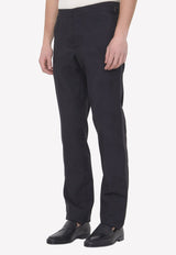 Tonal Logo Motif Suit Pants