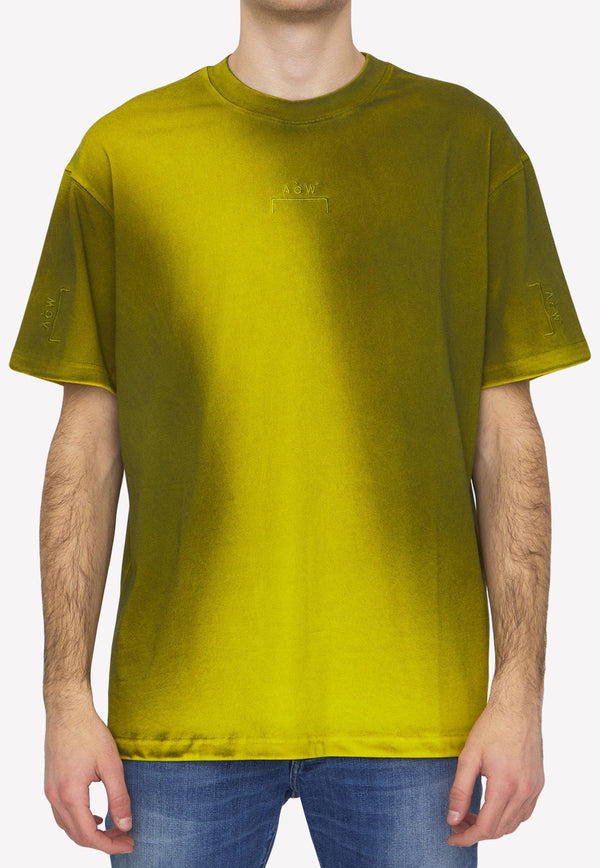 Gradient-Effect Short-Sleeved T-shirt