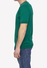 Short-Sleeved Knitted T-shirt