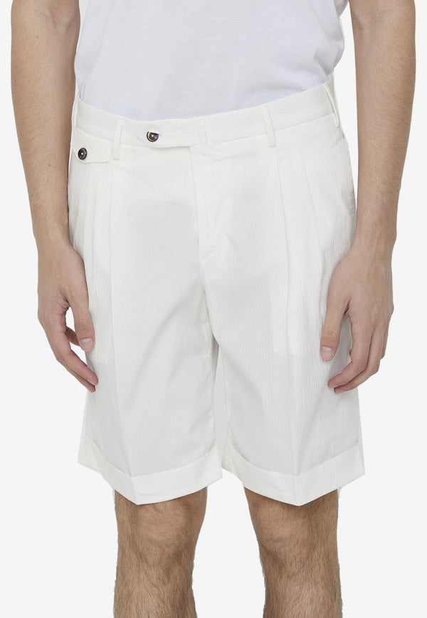 Bermuda Shorts with Pleats