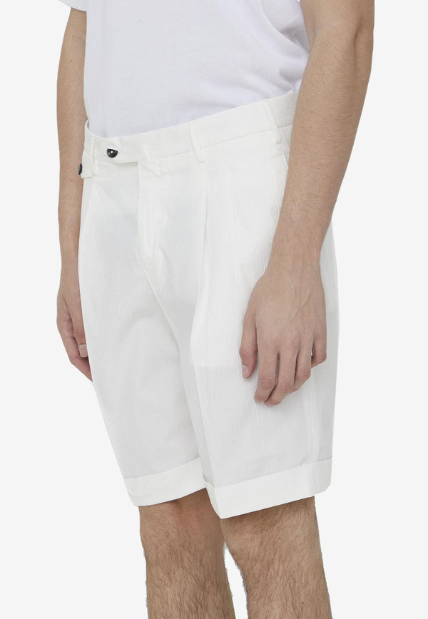 Bermuda Shorts with Pleats