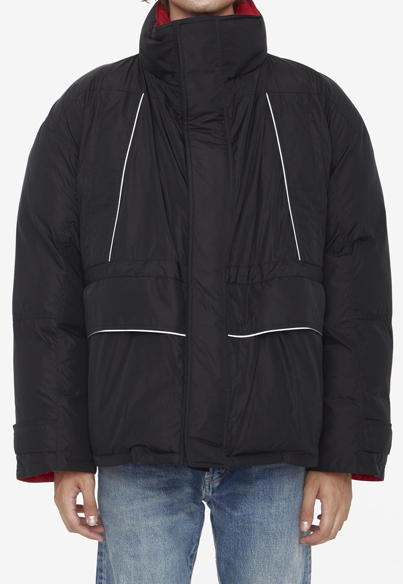 Logo Parka in Tech Fabric