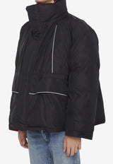 Logo Parka in Tech Fabric