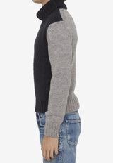 Bi-Color Wool Sweater