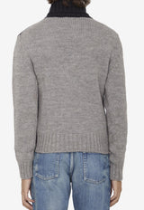 Bi-Color Wool Sweater