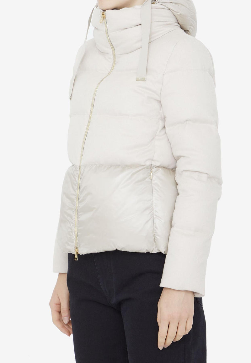 Silk and Cashmere Down Jacket