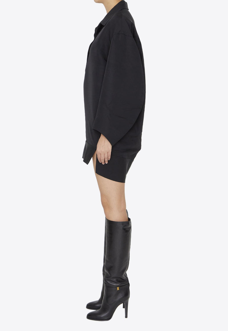 Kal Mini Dress in Wool Blend