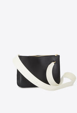 Logo Leather Crossbody Bag