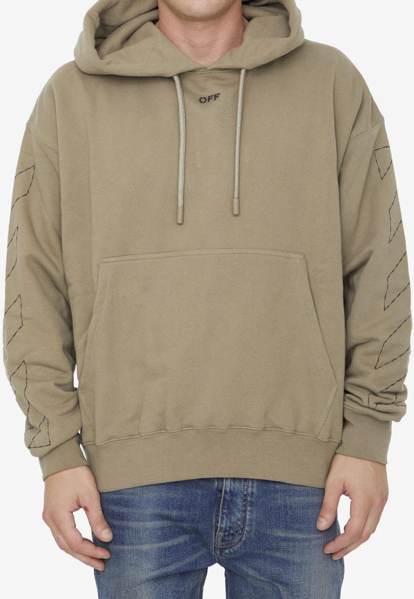 Off Stitch Hooded Sweatshirt