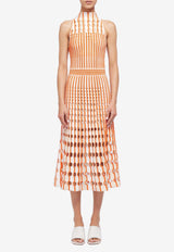 Nash Cut-Out Knit Midi Dresses