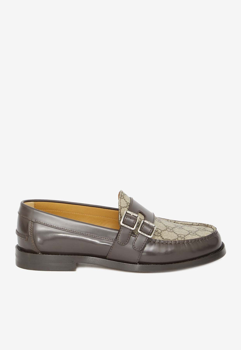 GG Monogram Buckle Loafers