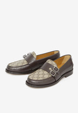 GG Monogram Buckle Loafers