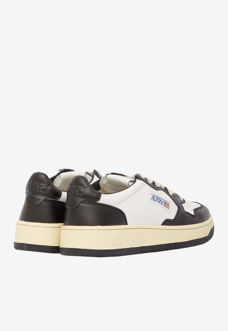 Medalist Bicolor Low-Top Leather Sneakers