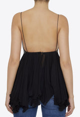 Anita Ruffled Chiffon Top