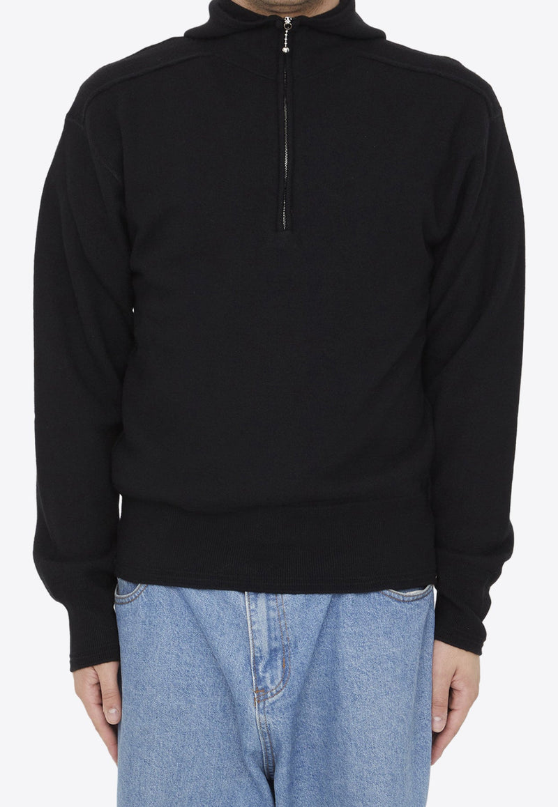 Half-Zip Hooded Sweatshirt