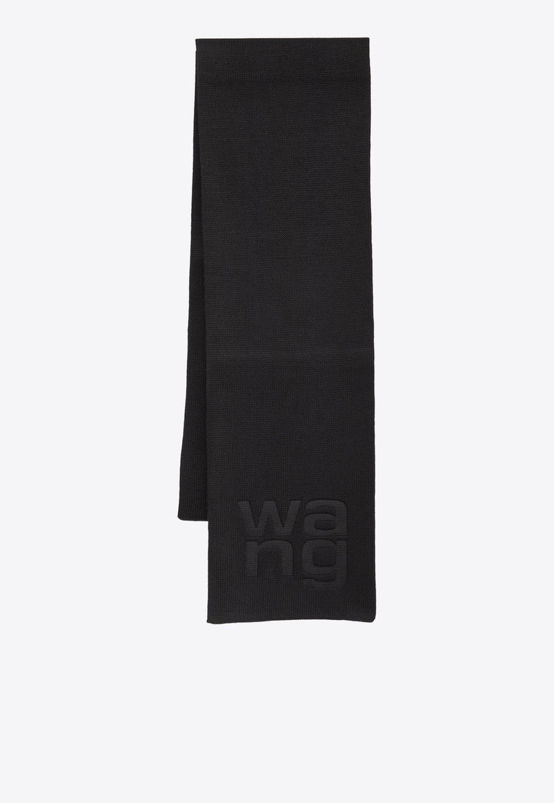 Debossed Logo Scarf