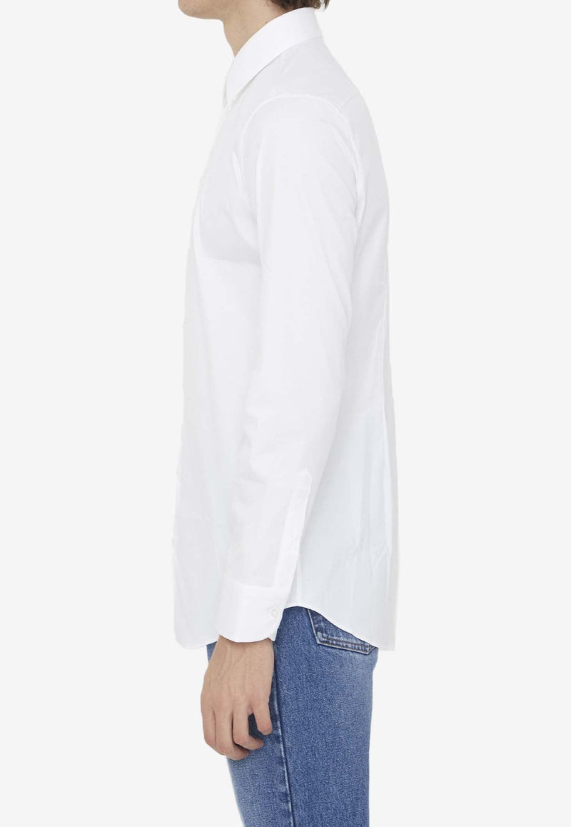 Embroidered GG Long-Sleeved Shirt