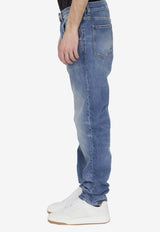 Low-rise Washed-Out Jeans