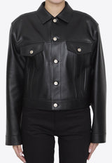 Cropped Leather Jacket