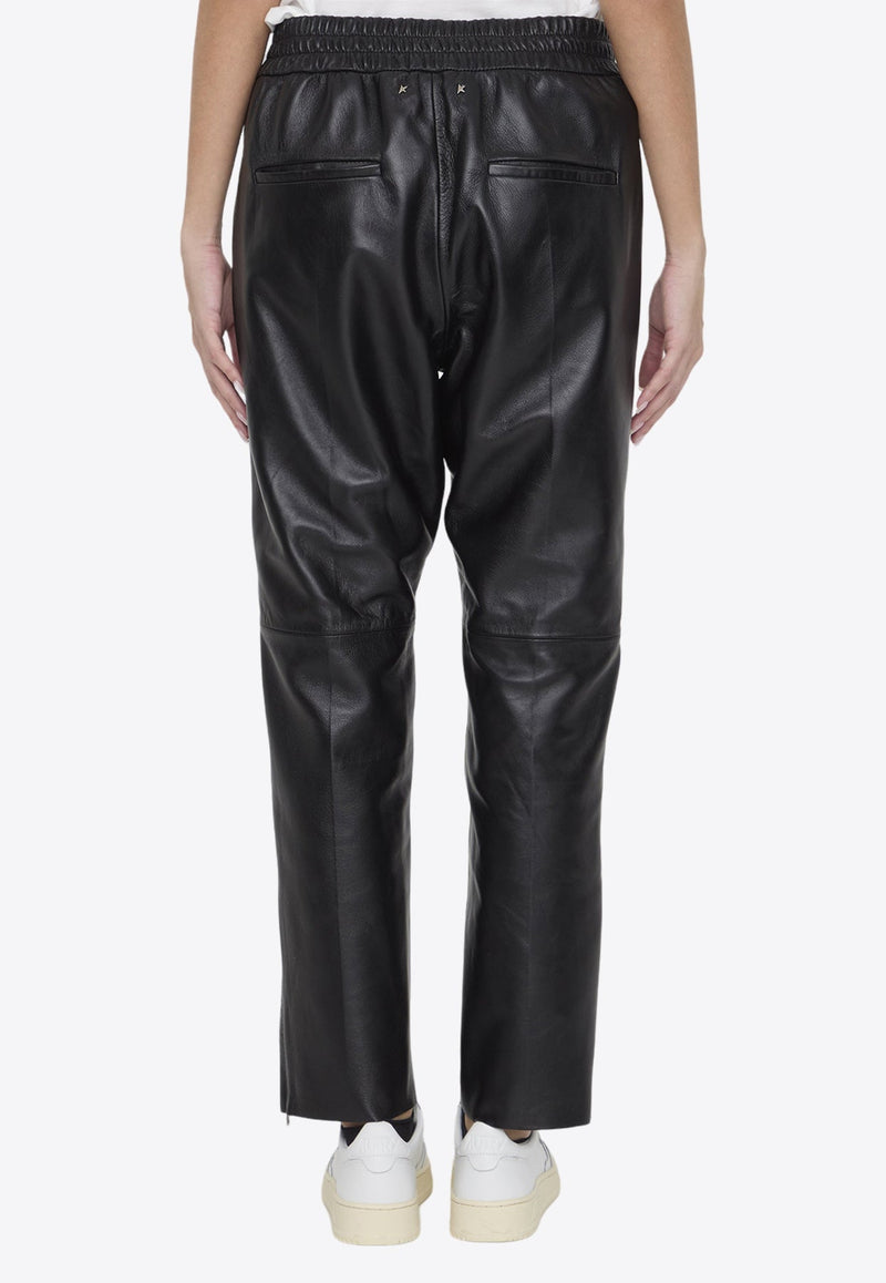 Essential Leather Straight Pants