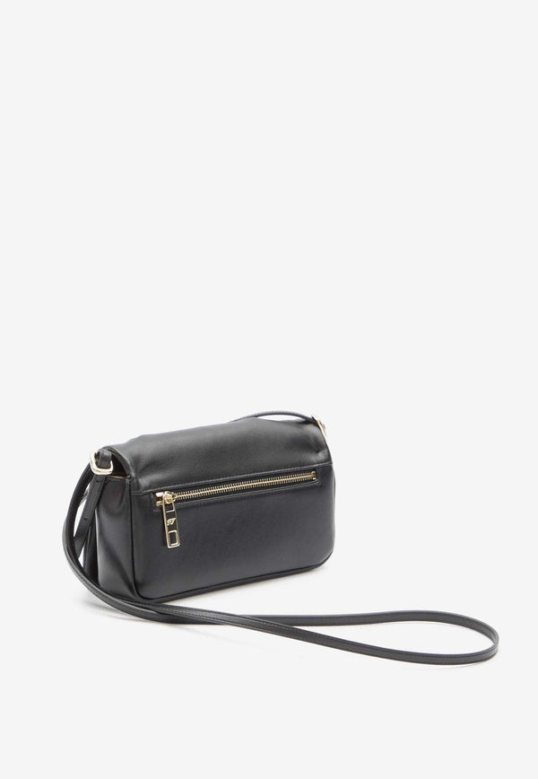 Viv' Choc Leather Shoulder Bag