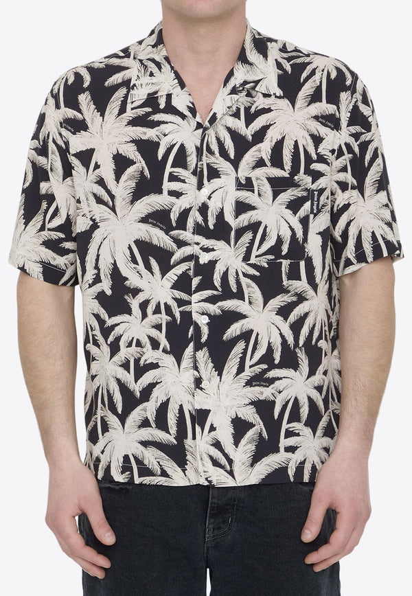 All-Over Palm Bowling Shirt