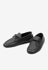 VLogo Signature Leather Loafers