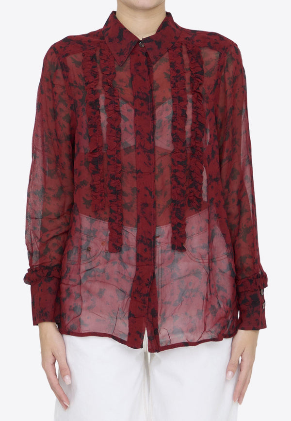 Printed Georgette Shirt