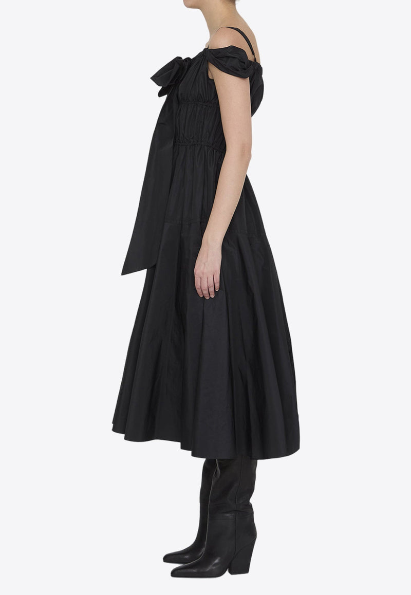 Cocktail Off-Shoulder Maxi Dress