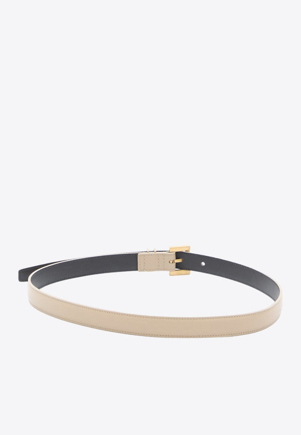 Cassandre Thin Leather Belt