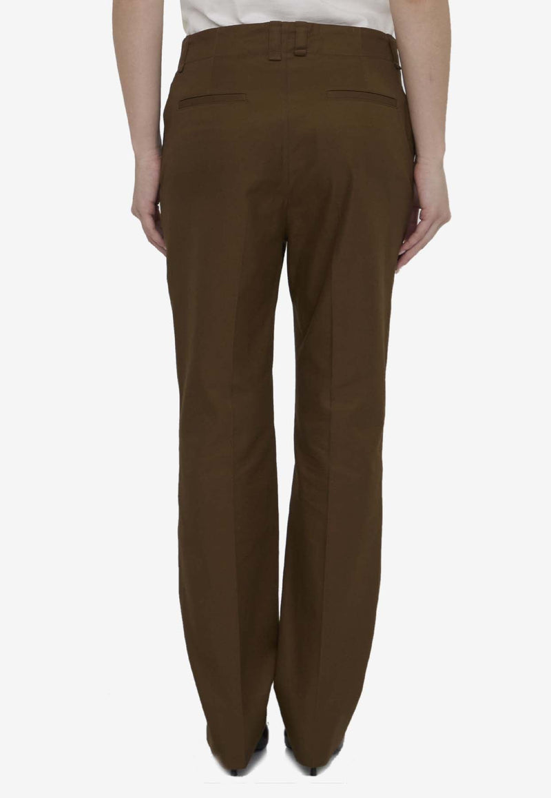 Straight-Leg Tailored Pants