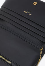 Cassandre Calf Leather Chain Clutch