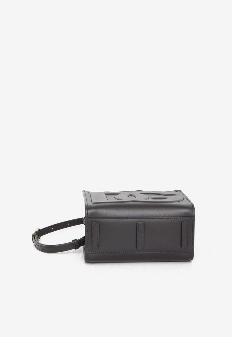 Mini DG Daily Top Handle Bag in Calf Leather