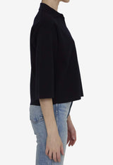 VLogo Knit Top in Virgin Wool